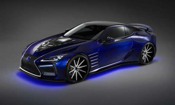 Lexus и Marvel построили уникальное купе