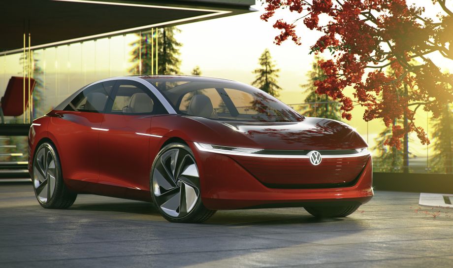 VW представил седан I.D. Vizzion Concept